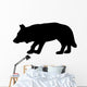 Crouched Hunting Wolf Wall Decal