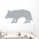 Hunting Grey Wolf Wall Decal