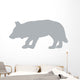 Hunting Grey Wolf Wall Decal