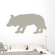 Hunting Tan Wolf Wall Decal