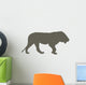Male Lion Brown Wall Decal