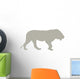 Tan Lion Wall Decal