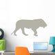 Tan Lion Wall Decal