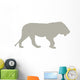 Tan Lion Wall Decal