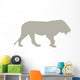 Tan Lion Wall Decal