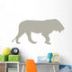 Tan Lion Wall Decal