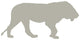 Tan Lion Wall Decal