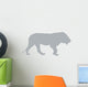 Grey Male Lion Wall Decal