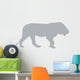 Grey Male Lion Wall Decal