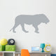 Grey Male Lion Wall Decal