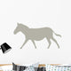 Tan Galloping Zebra Wall Decal