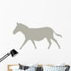 Tan Galloping Zebra Wall Decal