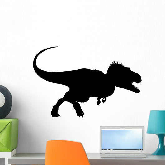 Black Tyrannosaurs Rex Dinosaur Wall Decal