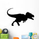 Black Tyrannosaurs Rex Dinosaur Wall Decal