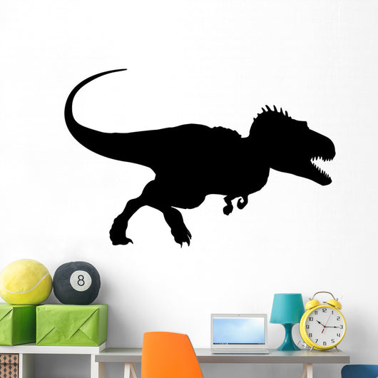 Black Tyrannosaurs Rex Dinosaur Wall Decal