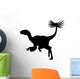 Black Bird Similicaudipteryx Dinosaur Wall Decal