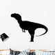 Black Allosaurus Dinosaur Silhouette Wall Decal