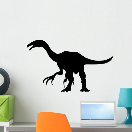 Therizinosaurs Dinosaur Silhouette Wall Decal