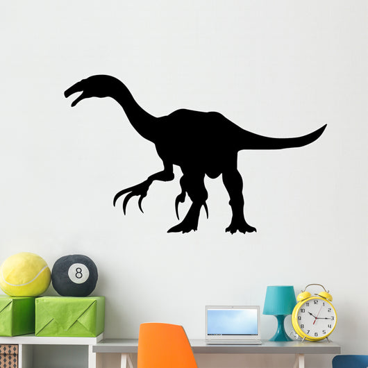 Therizinosaurs Dinosaur Silhouette Wall Decal