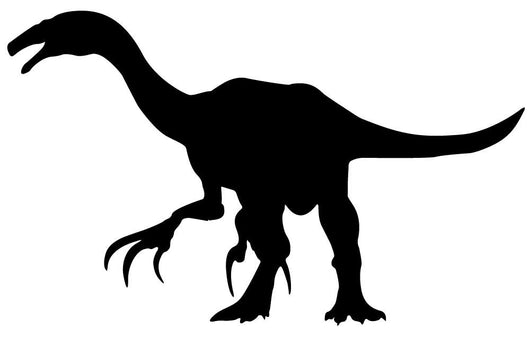 Therizinosaurs Dinosaur Silhouette Wall Decal