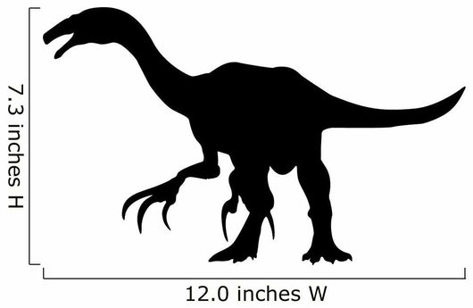 Therizinosaurs Dinosaur Silhouette Wall Decal