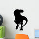 T-rex Charging Dinosaur Wall Decal