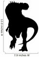 T-rex Charging Dinosaur Wall Decal
