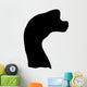 Brachiosaurus Profile Silhouette Dinosaur Wall Decal