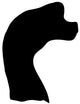 Brachiosaurus Profile Silhouette Dinosaur Wall Decal