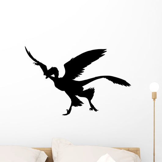 Feathered Archaeopteryx Bird Dinosaur Wall Decal