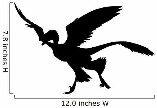 Feathered Archaeopteryx Bird Dinosaur Wall Decal