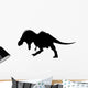 Tyrannosaurs Rex Charging Dinosaur Wall Decal