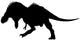 Tyrannosaurs Rex Charging Dinosaur Wall Decal