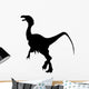 Hadrosaur Silhouette Wall Decal