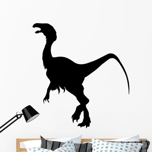 Hadrosaur Silhouette Wall Decal