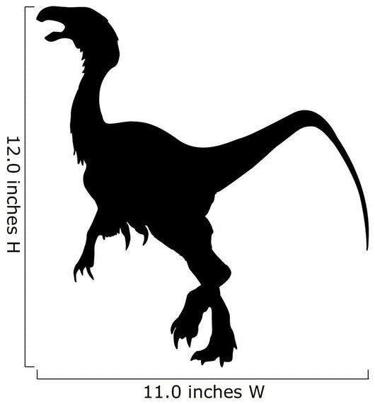 Hadrosaur Silhouette Wall Decal