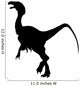 Hadrosaur Silhouette Wall Decal