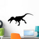 Silhouette Allosaurus Dinosaur Silhouette Wall Decal