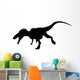 Silhouette Allosaurus Dinosaur Silhouette Wall Decal