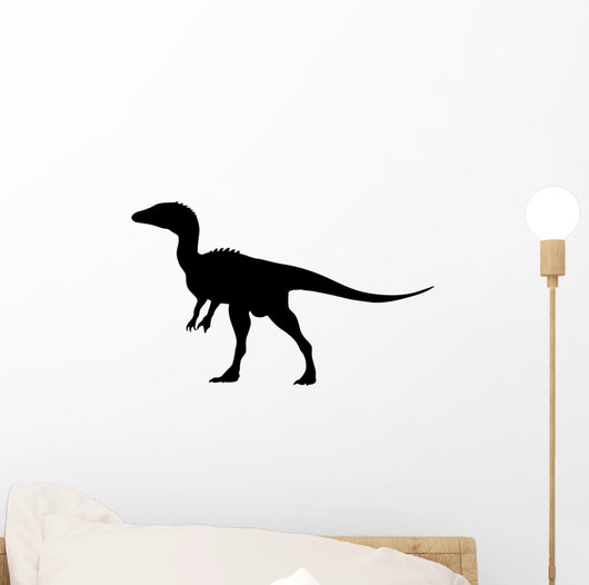 Black Carcharodontosaurus Silhouette Wall Decal