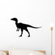 Black Carcharodontosaurus Silhouette Wall Decal