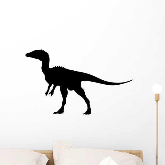 Black Carcharodontosaurus Silhouette Wall Decal