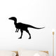 Black Carcharodontosaurus Silhouette Wall Decal