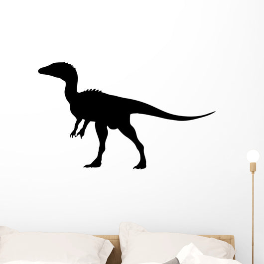 Black Carcharodontosaurus Silhouette Wall Decal