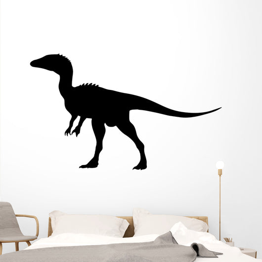 Black Carcharodontosaurus Silhouette Wall Decal