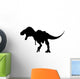 Black Tyrannosaurs Rex Silhouette Wall Decal