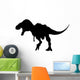 Black Tyrannosaurs Rex Silhouette Wall Decal