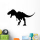 Black Tyrannosaurs Rex Silhouette Wall Decal