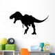 Black Tyrannosaurs Rex Silhouette Wall Decal