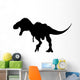 Black Tyrannosaurs Rex Silhouette Wall Decal